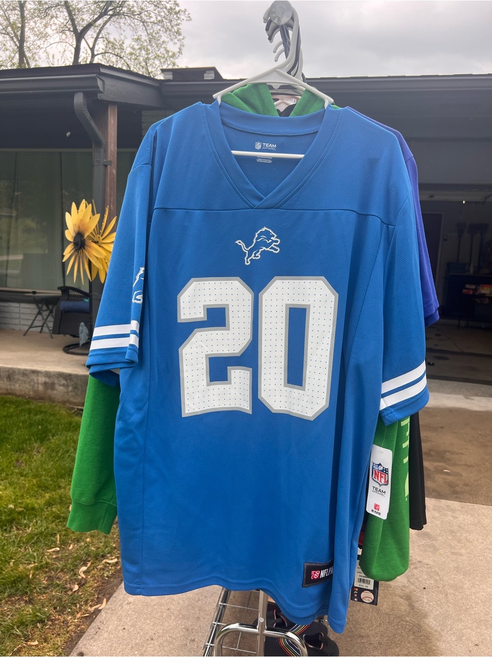 Detroit Lions Barry Sanders Jersey Men’s XL